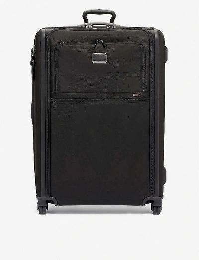 Shop Tumi Black Alpha 3 Extended Trip Expandable Suitcase 79cm