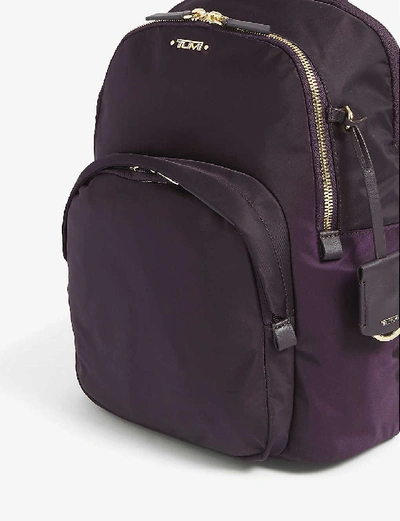 Shop Tumi Dori Nylon Backpack In Blackberry