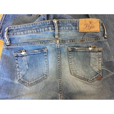 Pre-owned Prps Straight Jeans In Blue