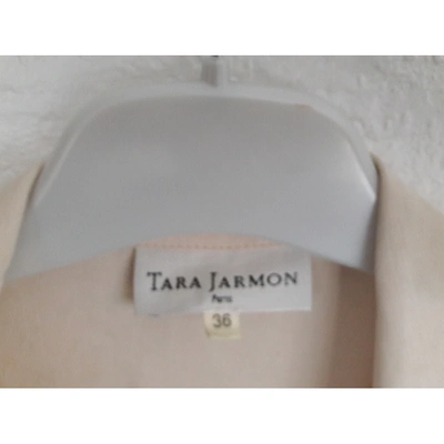 Pre-owned Tara Jarmon Ecru Linen Jacket