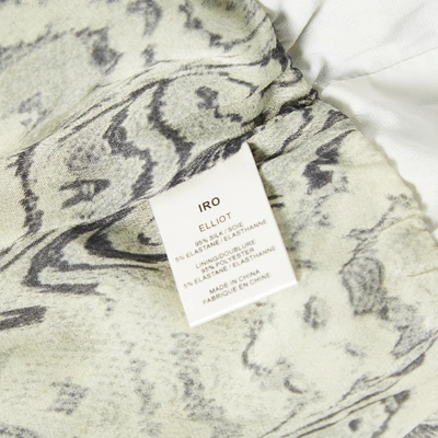 Pre-owned Iro Silk Mini Dress In Grey