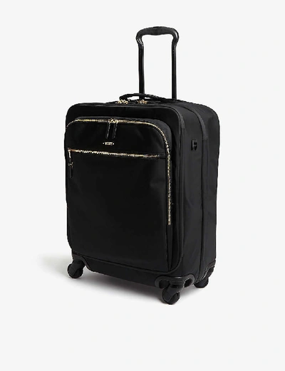 Shop Tumi Tres Leger Continental Carry-on Suitcase 53cm In Black