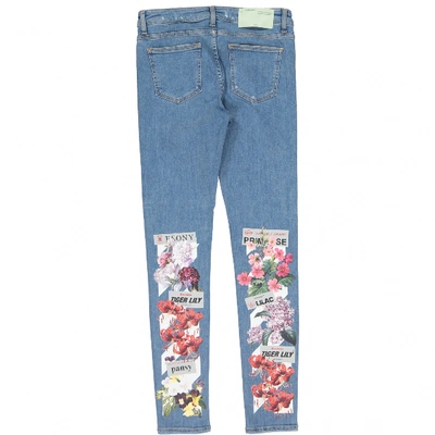 Pre-owned Off-white Slim Jeans In Blue