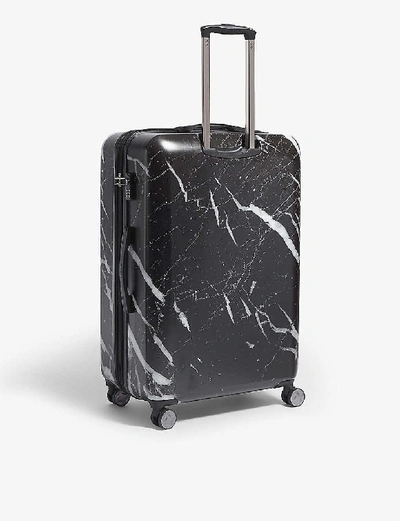 Shop Calpak Astyll Four-wheel Suitcases Set Of Two In Midnight Marble