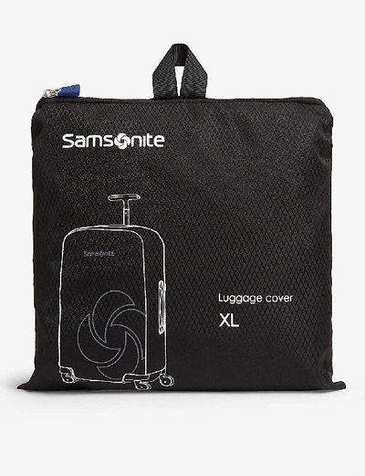 Shop Samsonite Black Xl Foldable Luggage Cover