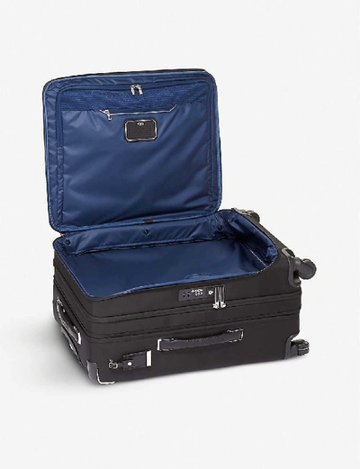 Shop Tumi Short Trip Dual Access Four-wheel Suitcase 66cm In Black