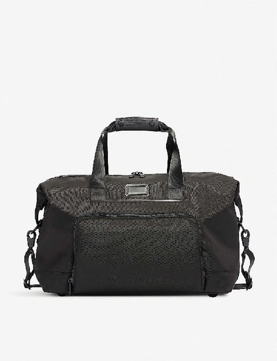 Shop Tumi Black Double Expansion Travel Satchel