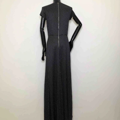 Pre-owned Alexander Terekhov Silk Maxi Dress In Black