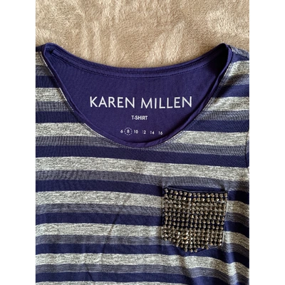 Pre-owned Karen Millen Blue  Top