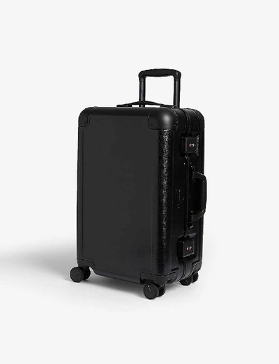 Shop Calpak Jen Atkin X  Four-wheel Cabin Suitcase 56cm In Black