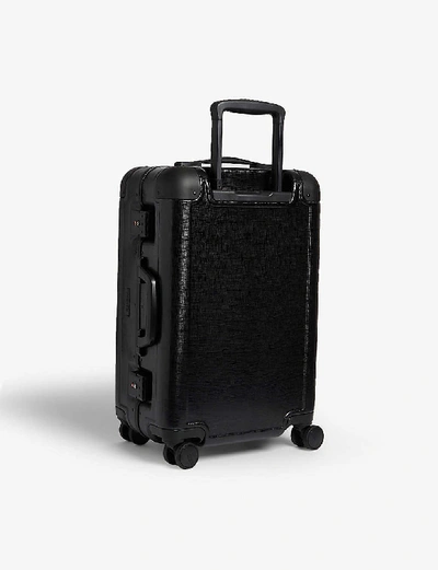 Shop Calpak Jen Atkin X  Four-wheel Cabin Suitcase 56cm In Black