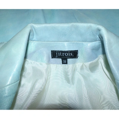 Pre-owned Jitrois Leather Blazer In Blue