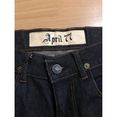 Pre-owned April77 Short Jeans In Blue