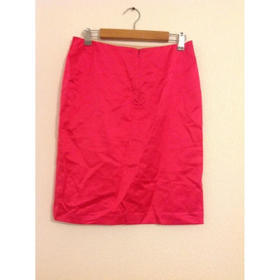 Pre-owned Tara Jarmon Mid-length Skirt In Pink