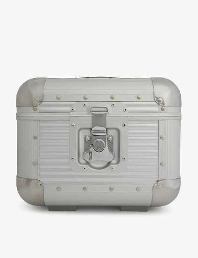 Shop Fpm - Fabbrica Pelletterie Milano Bank Cabin Suitcase Handle In Moonlight Silver