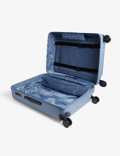 Shop Horizn Studios H7 Four-wheel Suitcase 77cm In Blue Vega