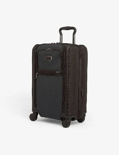 Shop Tumi Alpha 3 International Dual-access Carry-on Suitcase 56cm In Anthracite