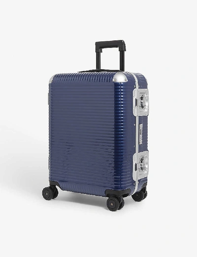 Shop Fpm - Fabbrica Pelletterie Milano Bank Light Spinner 55 Suitcase In Indigo Blue