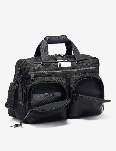 Shop Tumi Hunter Nylon Satchel In Black