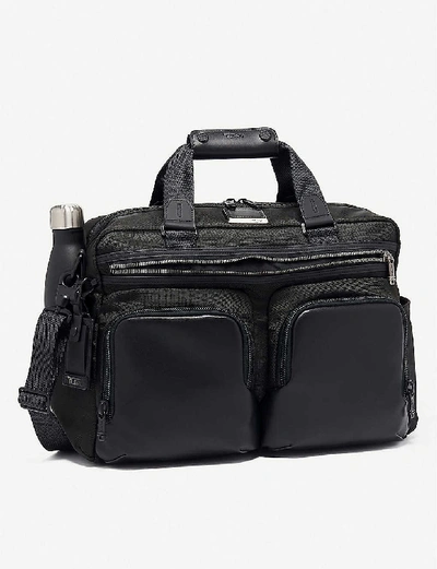 Shop Tumi Hunter Nylon Satchel In Black