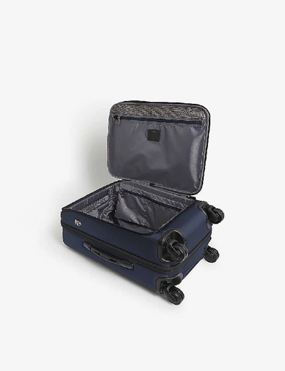 Shop Tumi Merge International 4 Wheeled Carry-on Suitcase 56cm In Navy