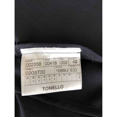 Pre-owned Tonello Blue Viscose Jacket