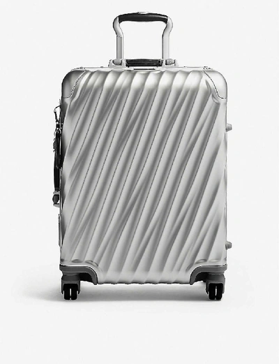 Tumi Silver Continental Carry-on 19 Degree Aluminium Suitcase In Silver