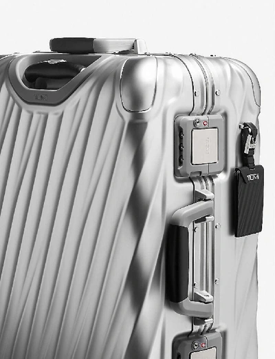 Tumi Silver Continental Carry-on 19 Degree Aluminium Suitcase In Silver