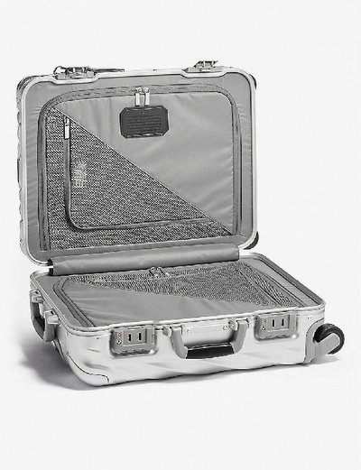 Tumi Silver Continental Carry-on 19 Degree Aluminium Suitcase In Silver
