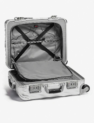 Tumi Silver Continental Carry-on 19 Degree Aluminium Suitcase In Silver