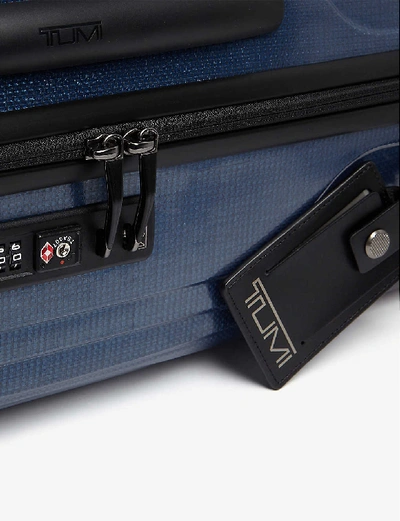 Shop Tumi Latitude Short Trip Packing Four-wheel Suitcase 68cm In Navy