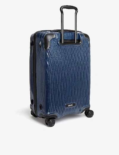 Shop Tumi Latitude Short Trip Packing Four-wheel Suitcase 68cm In Navy