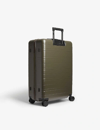 Shop Horizn Studios H7 Four-wheel Suitcase 77cm In Dark Olive