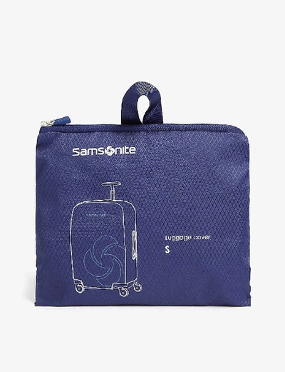 Shop Samsonite Midnight Blue Small Foldable Luggage Cover