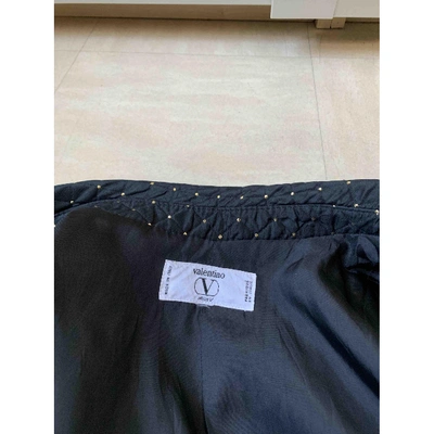 Pre-owned Valentino Silk Blazer In Black