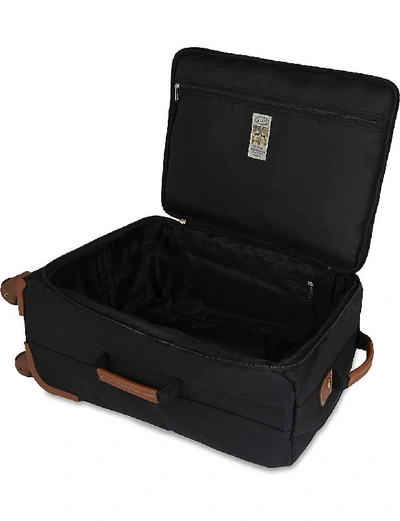 Bric's Brics Black X-travel Four-wheel Suitcase 55cm In Black