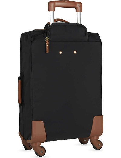 Shop Bric's Brics Black X-travel Four-wheel Suitcase