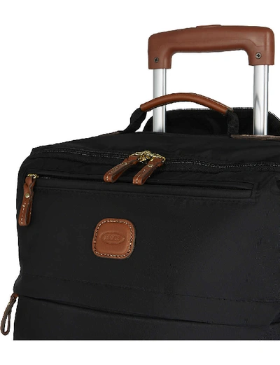 Shop Bric's Brics Black X-travel Four-wheel Suitcase