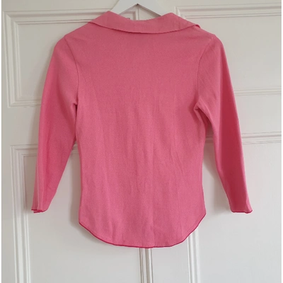 Pre-owned Escada Jersey Top In Pink