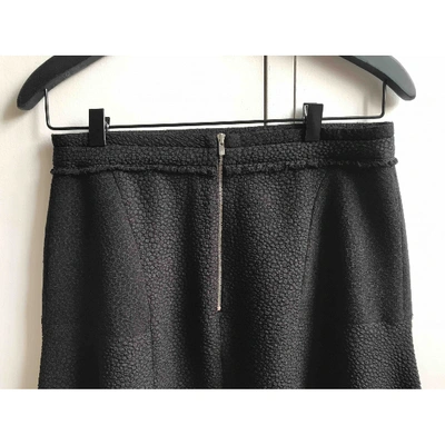 Pre-owned Sandro Mid-length Skirt In Black