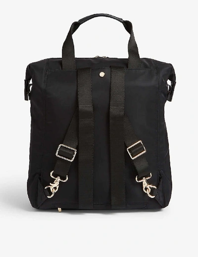 Shop Knomo Mayfair Chiltern Tote Backpack In Black
