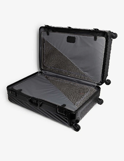 Shop Tumi Worldwide Trip 19 Degree Aluminium Suitcase In Matte Black