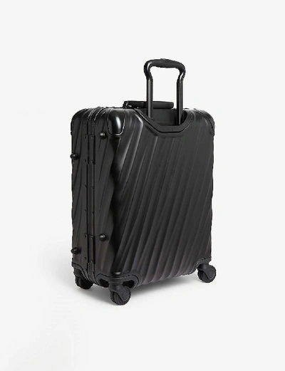 Shop Tumi Matte Black Continental Carry-on 19 Degree Aluminium Suitcase