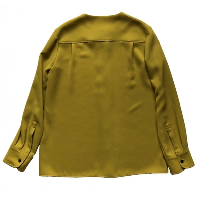 Pre-owned Balenciaga Yellow  Top