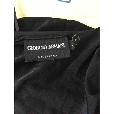 Pre-owned Giorgio Armani Black Dress