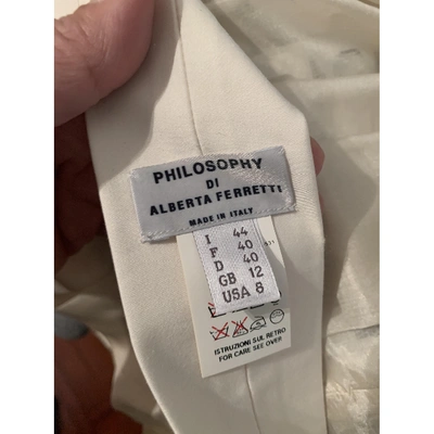 Pre-owned Philosophy Di Alberta Ferretti Short Vest In Beige