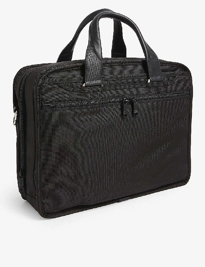 Shop Tumi Alpha 3 Expandable Laptop Briefcase In Black Chrome