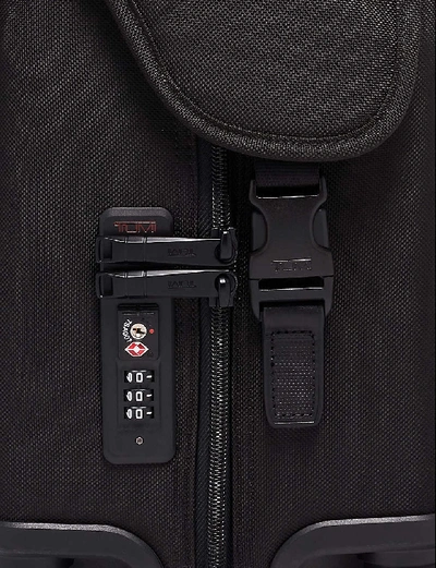 Tumi Black Alpha 3 Wheeled Garment Bag In Black