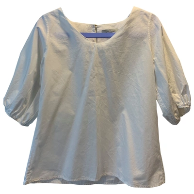 Pre-owned Anna Quan White Cotton  Top