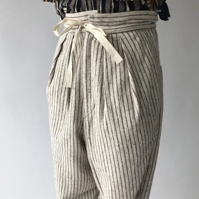 Pre-owned Isabel Marant Étoile Ecru Cotton Trousers